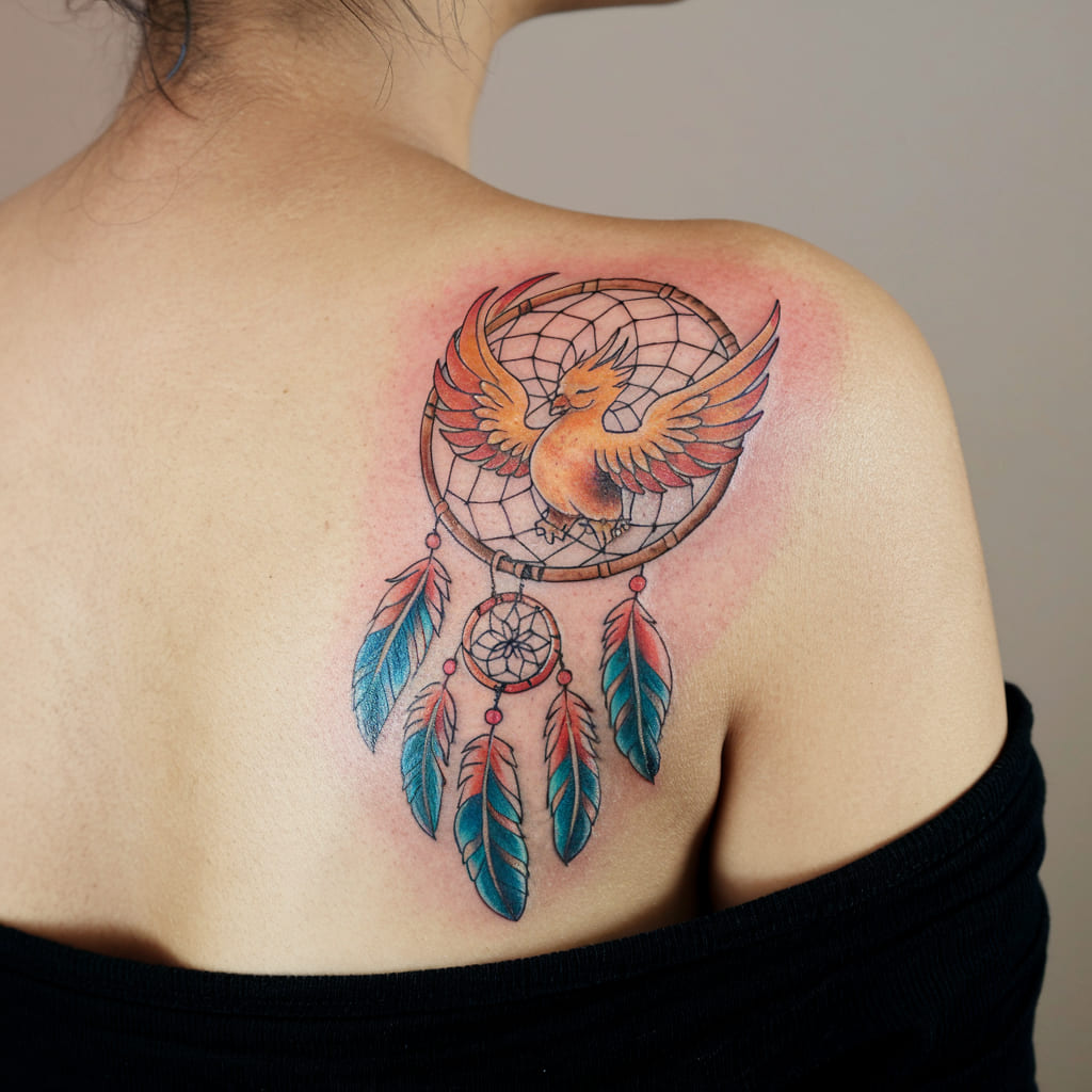 Baby Phoenix and Dreamcatcher