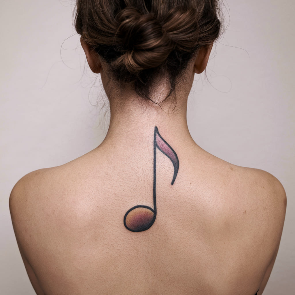 Delicate Music Note