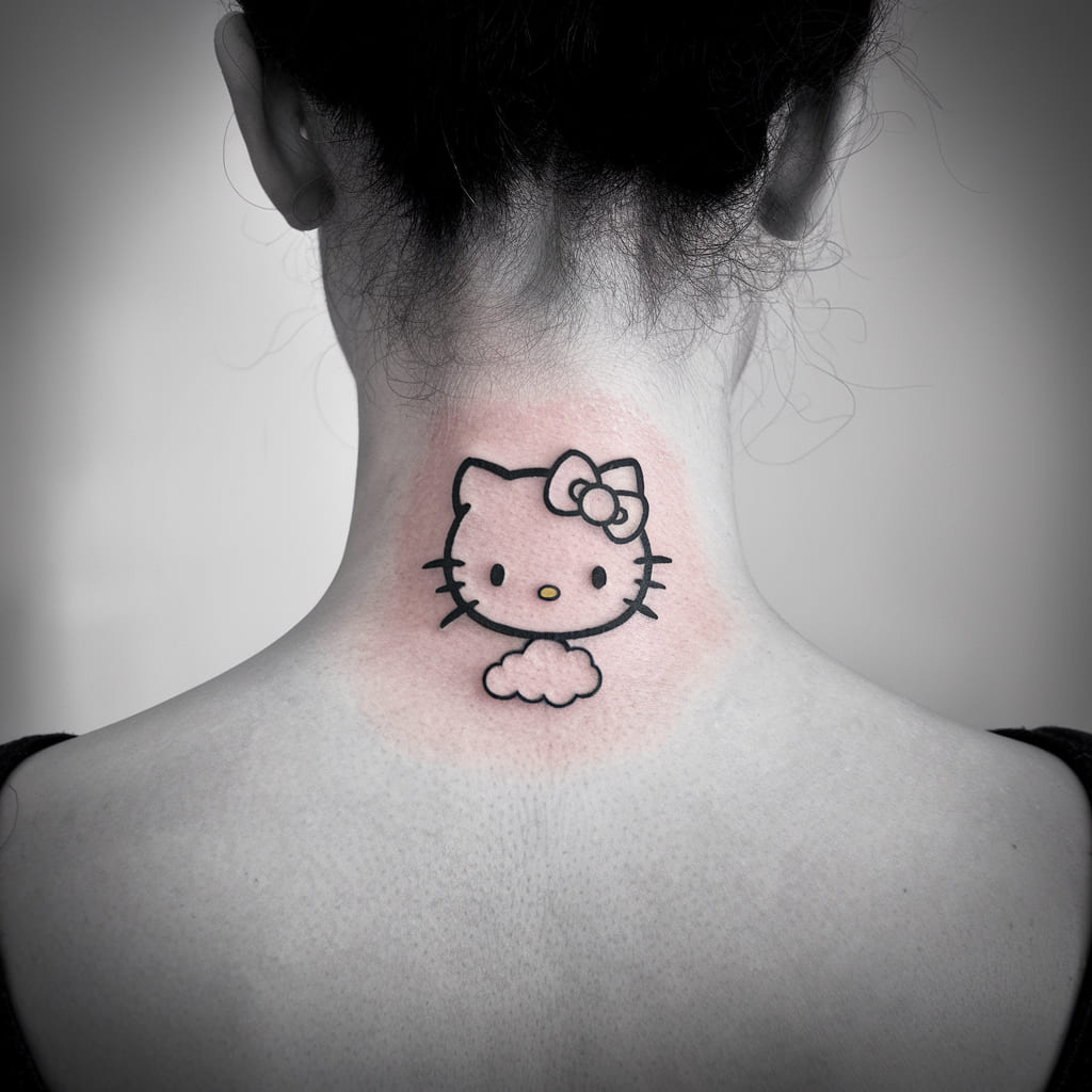 Hello Kitty and a Tiny Cloud