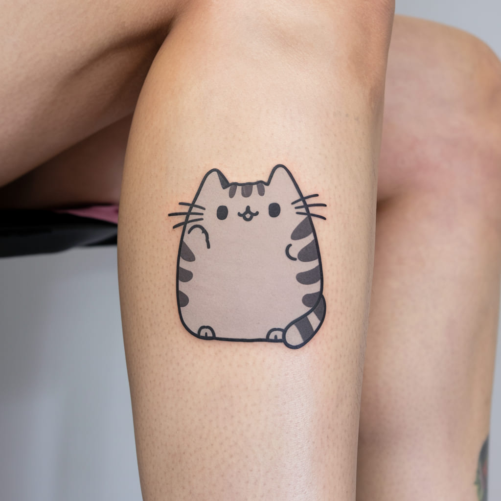 Playful Pusheen Cat