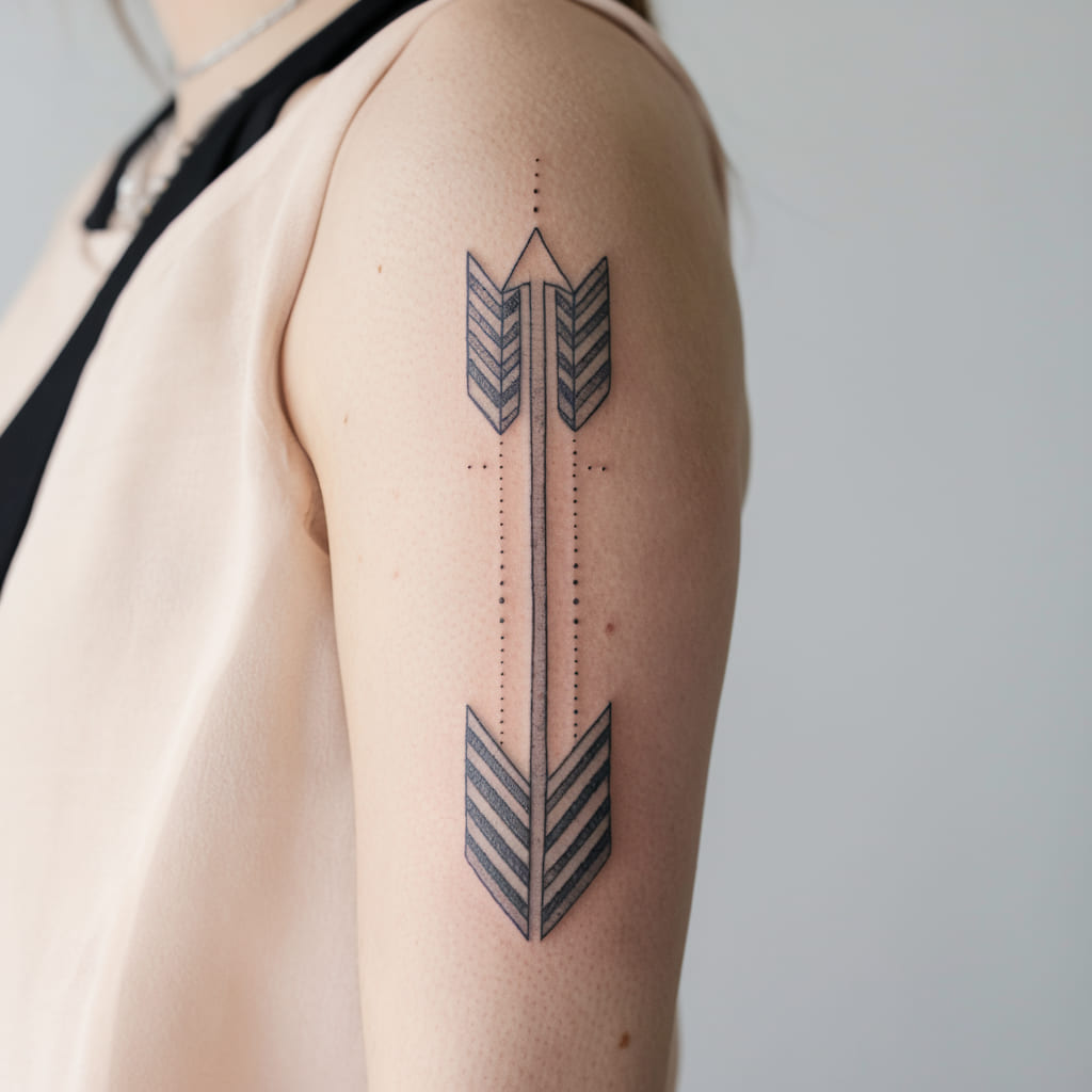 Sleek Arrow Symbolizing Direction