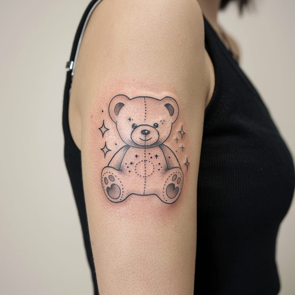 Teddy Bear with Stars