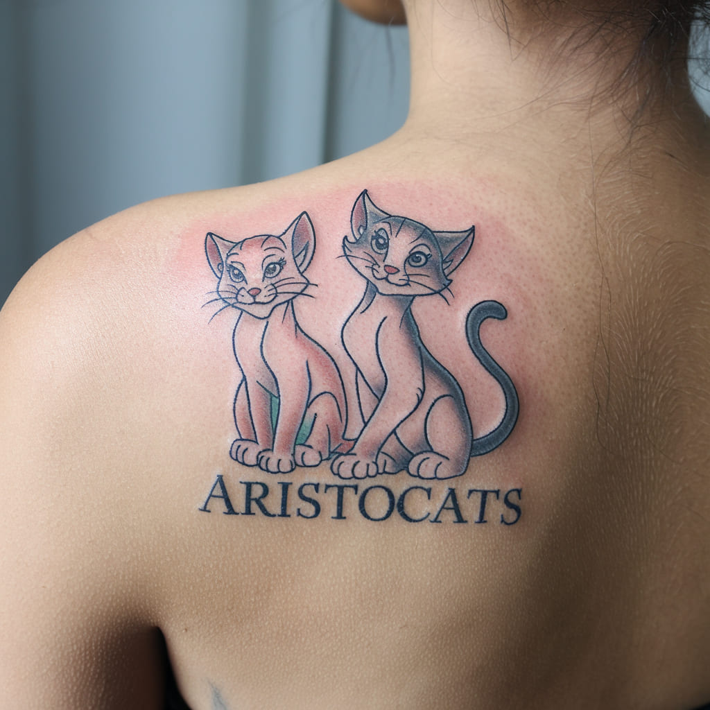 Aristocats Kittens Tattoo