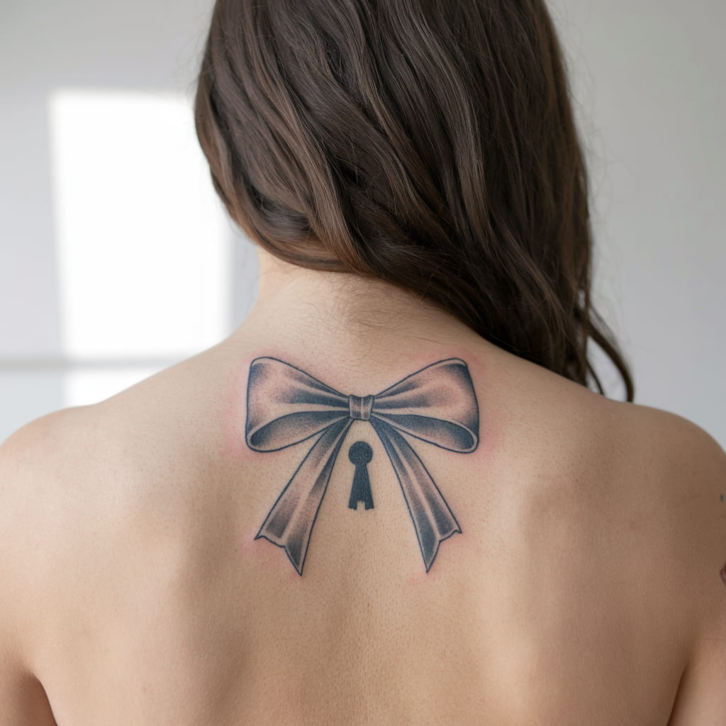 Bow with a Keyhole Center