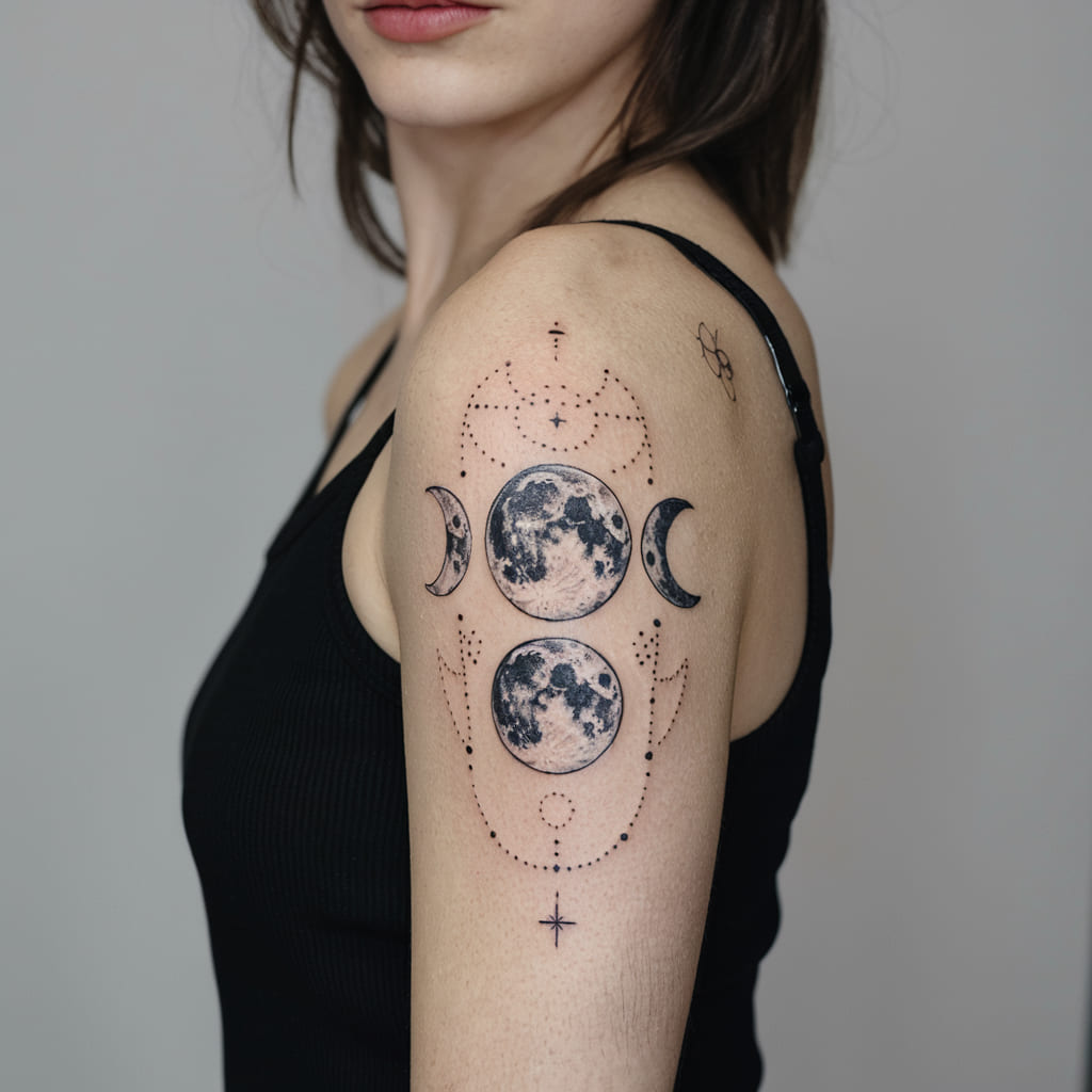 Celestial Moon Phases