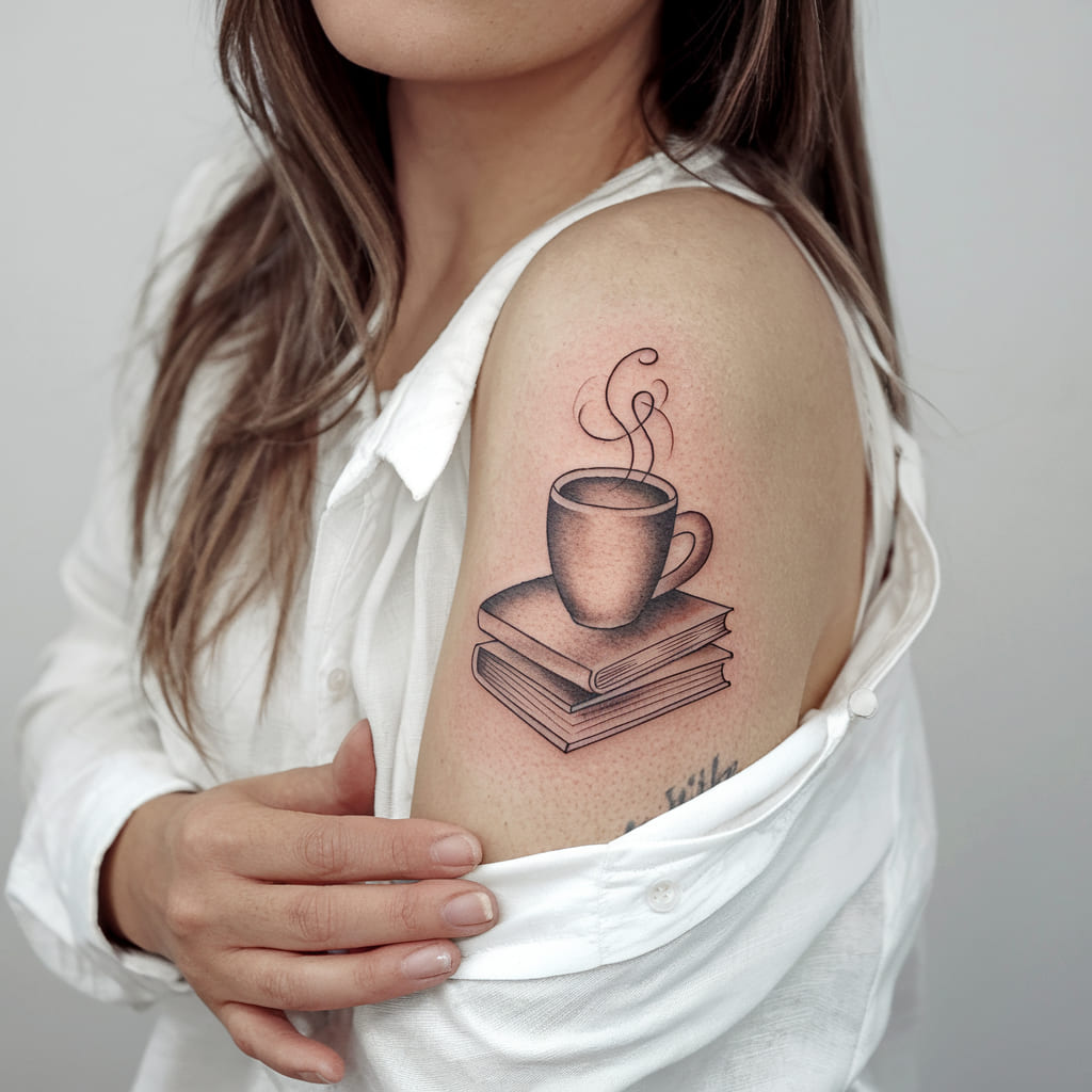 Coffee Cup and Book