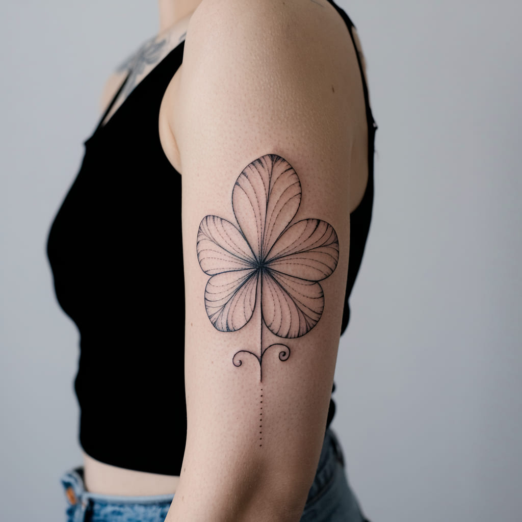 Flower Petals Family Tattoo