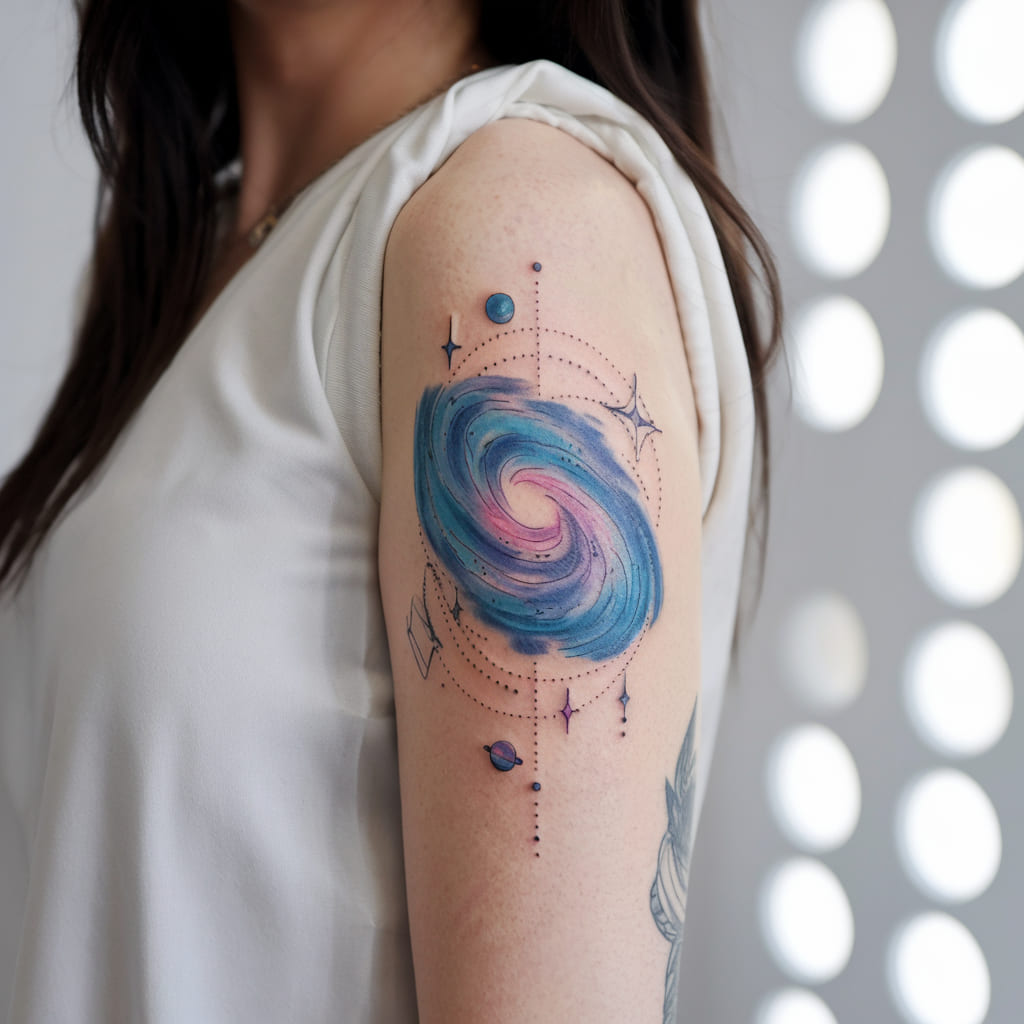 Galaxy Family Tattoo