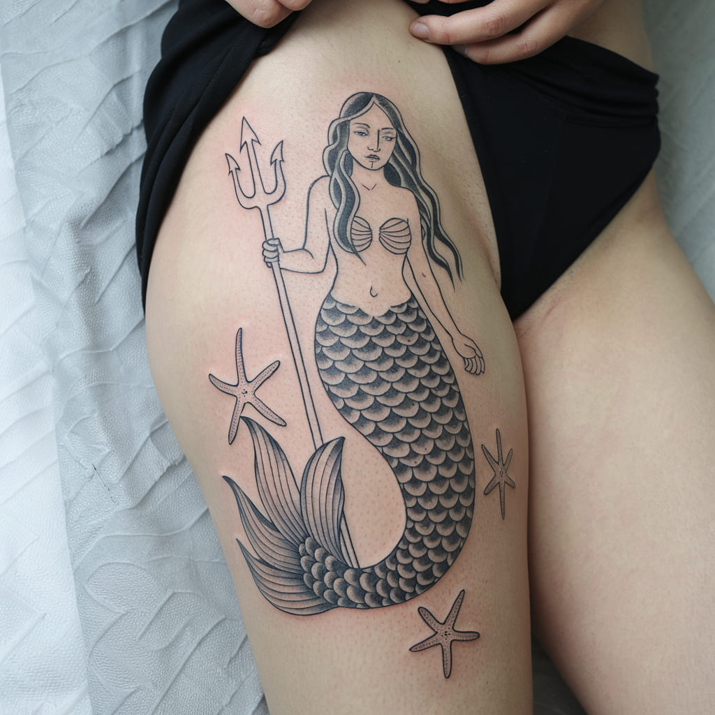 Mermaid and Starfish