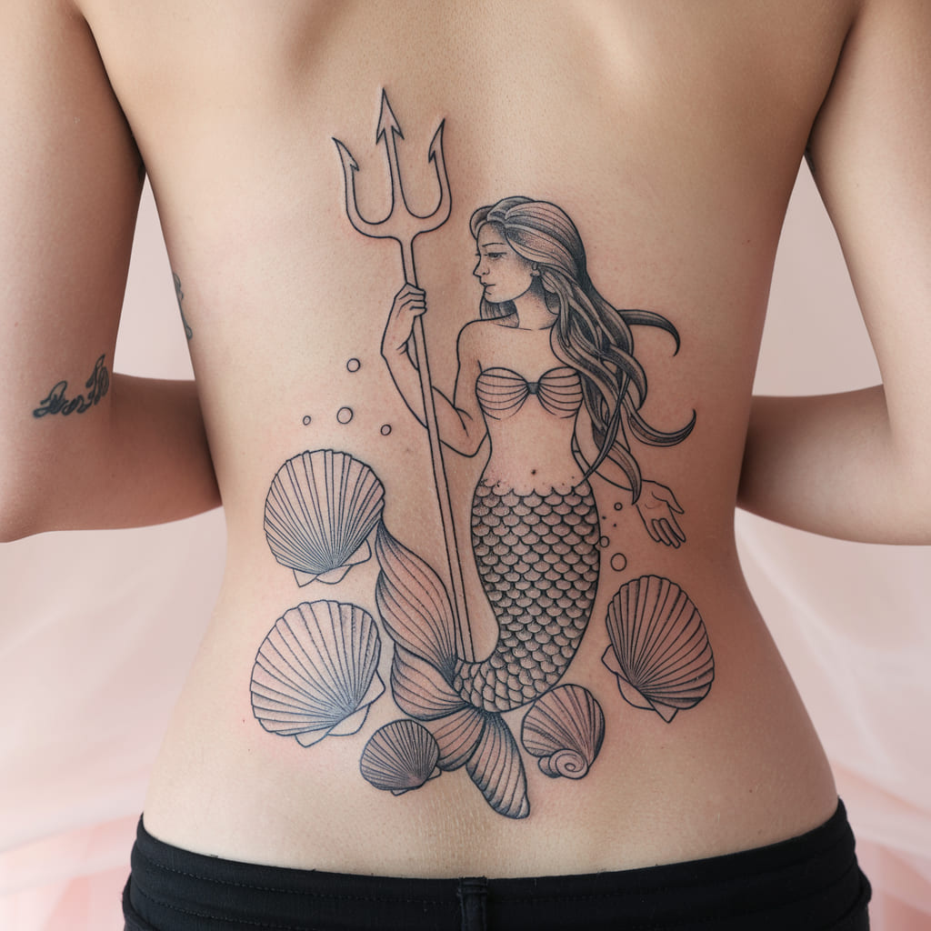 Mermaid with Seashells