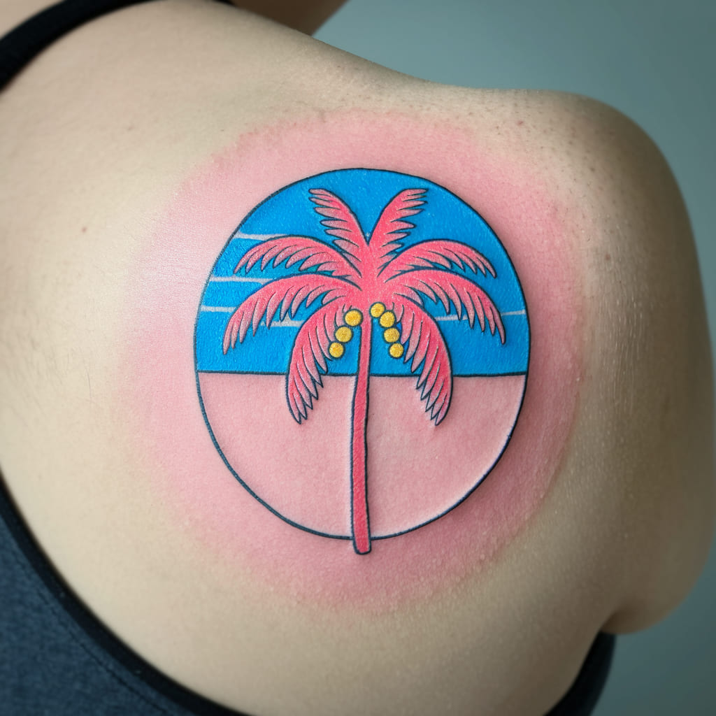 Minimalist Palm Tree Delight