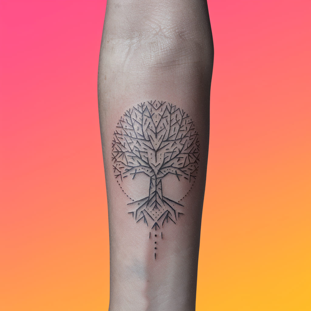 Nature-Inspired Geometric Tree