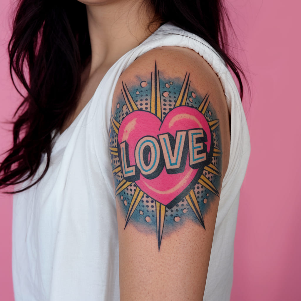 Pop Art-Inspired Tattoos