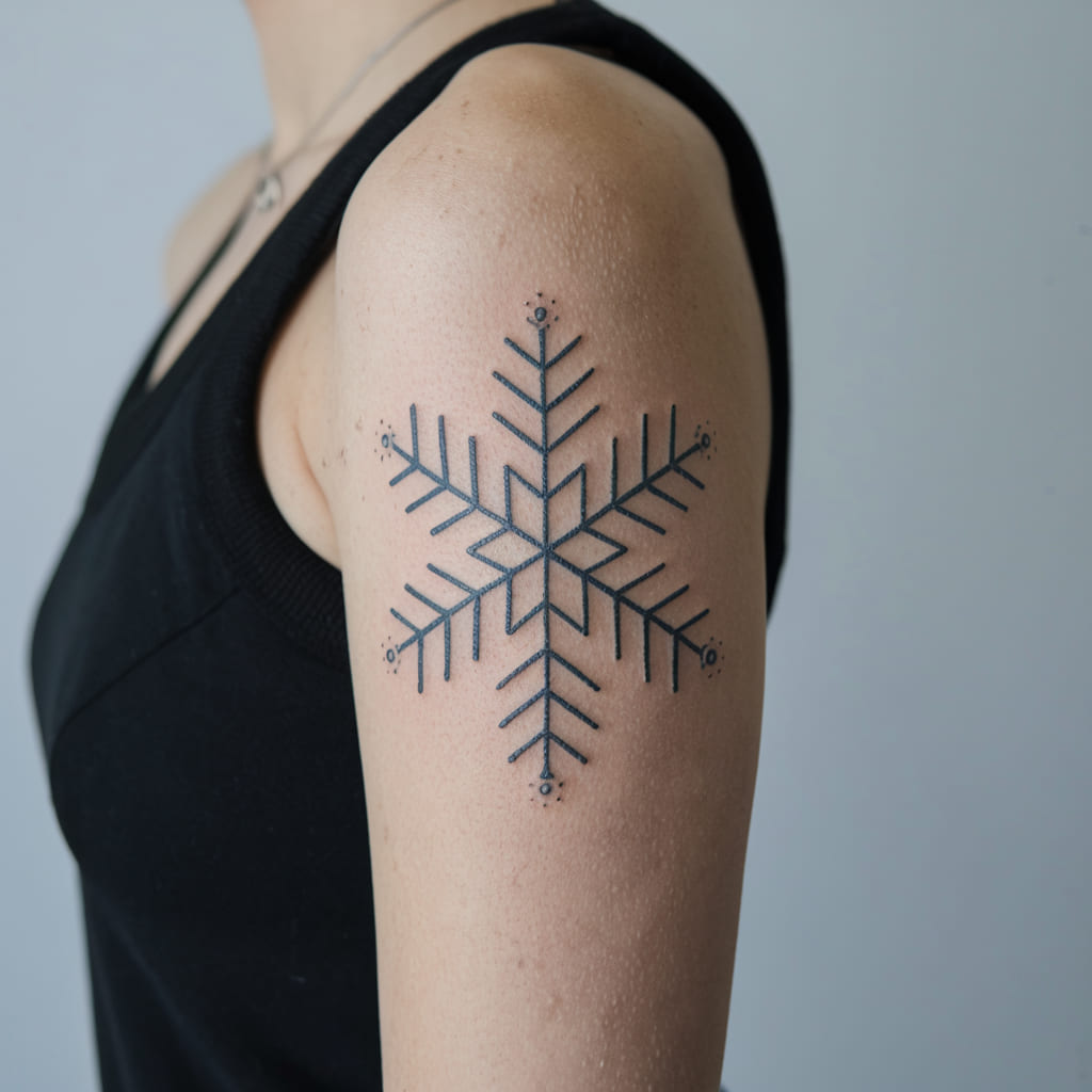 Single Snowflake with Personal Meaning