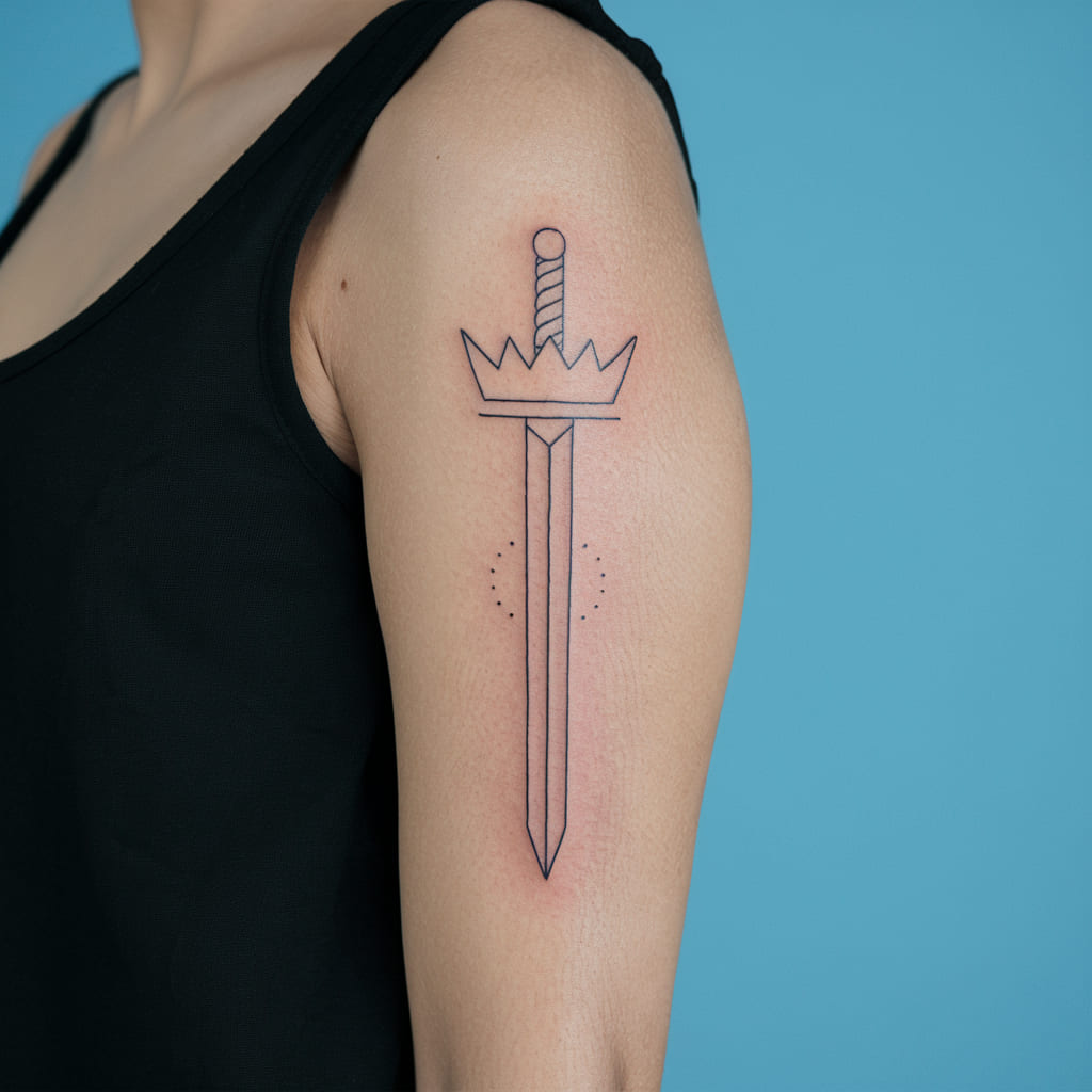 Sword and Simple Crown