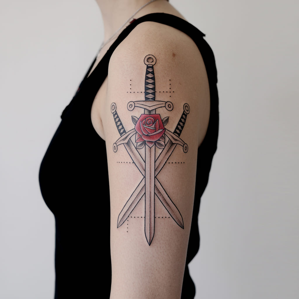 Sword with a Single Rose