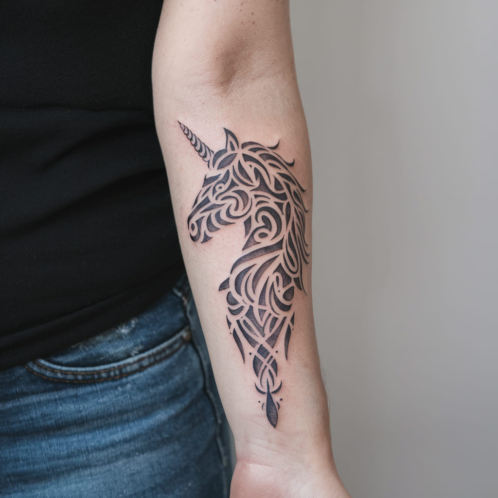 Tribal Unicorn Design