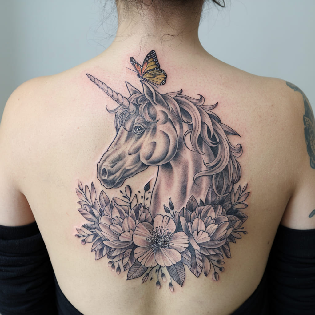 Unicorn and Butterfly