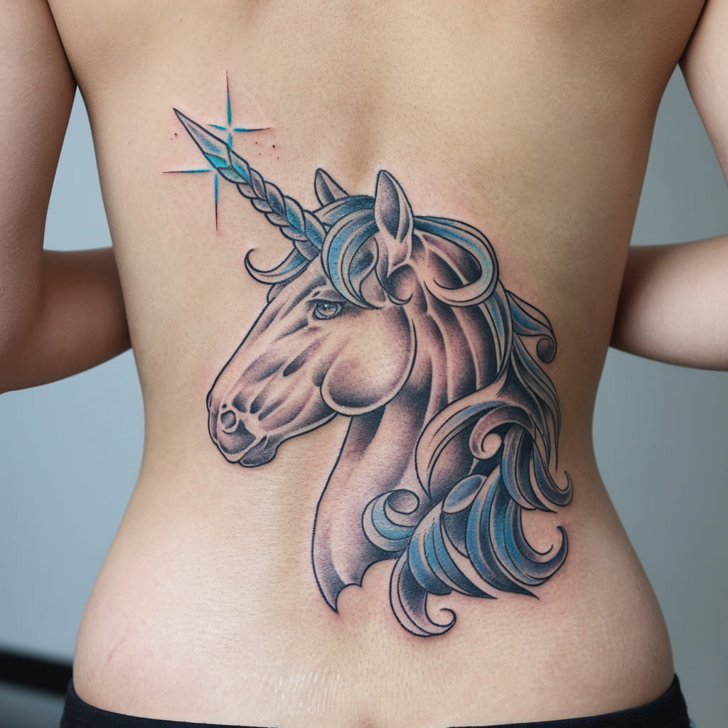 Unicorn with Crystal Horn