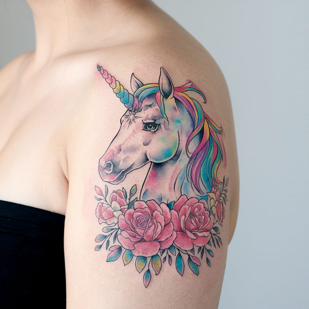 Watercolor Unicorn