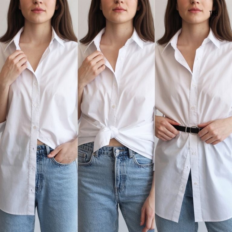 The Outfit Trick That Makes Basic Tops Look Styled in 30 Seconds